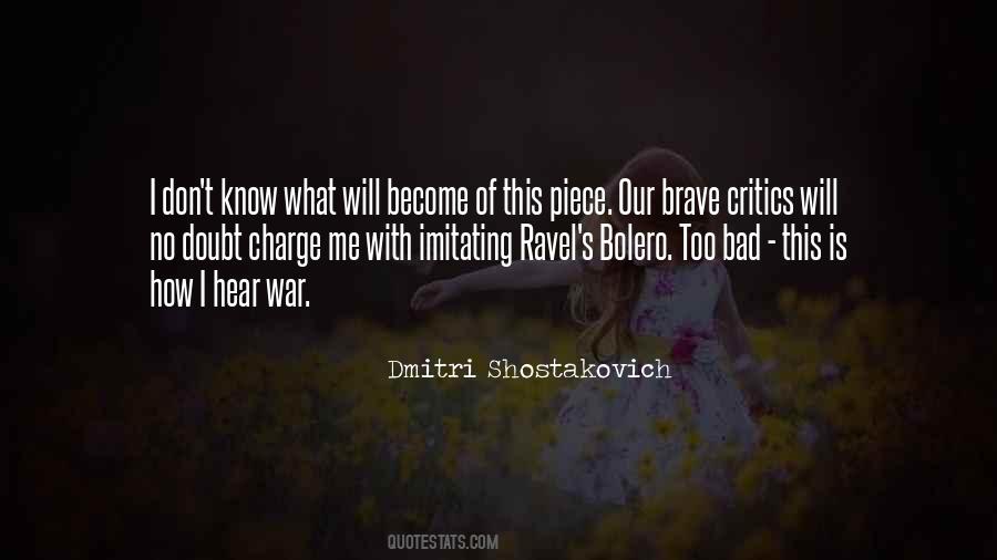 Quotes About Ravel's Bolero #913400