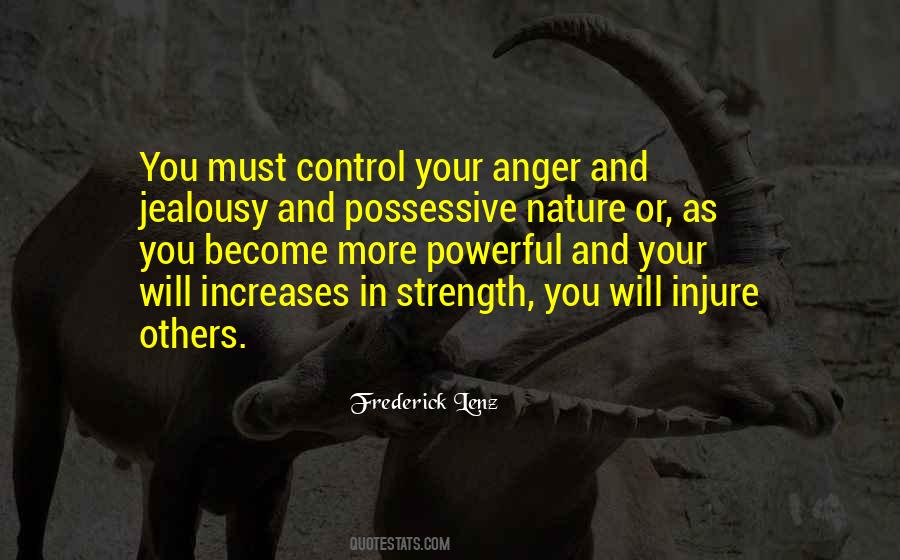 Quotes About Anger And Control #1111307