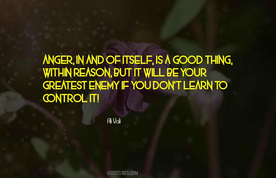 Quotes About Anger And Control #1758527