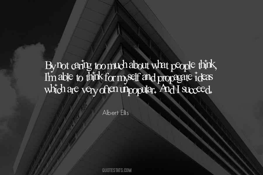 Quotes About People Not Caring #126231