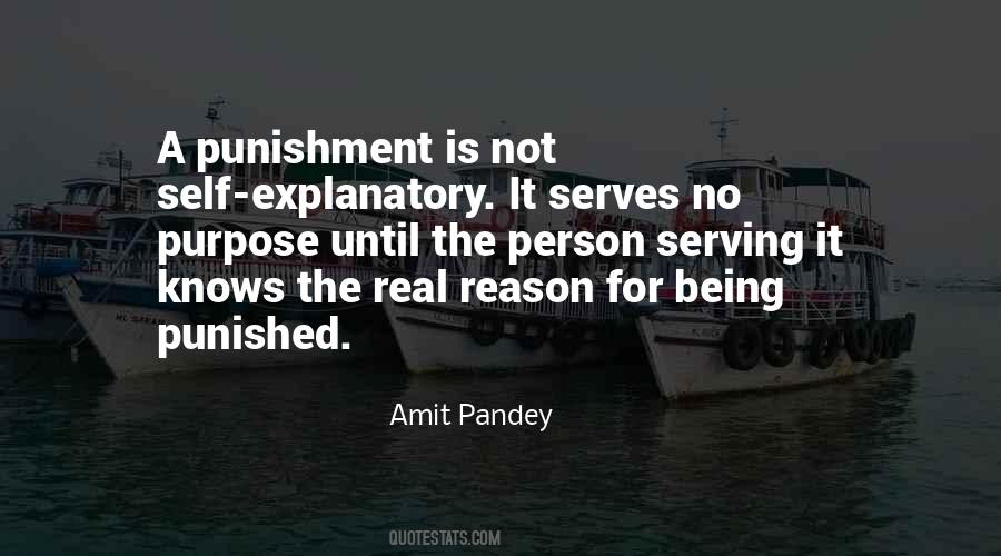 Quotes About Self Punishment #954500