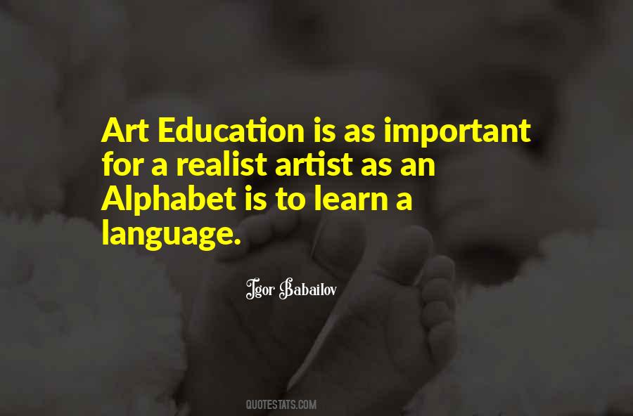 Quotes About Art Education #1706695