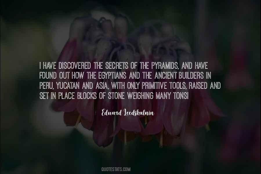 Quotes About Pyramids #1271320