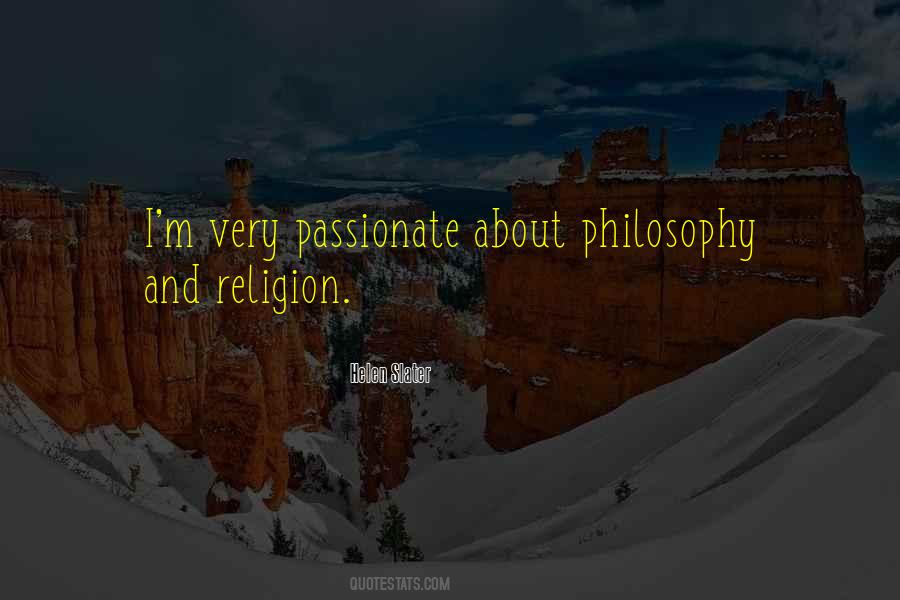 Quotes About Philosophy And Religion #656362