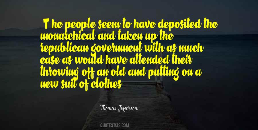 Quotes About Republican Government #1801097