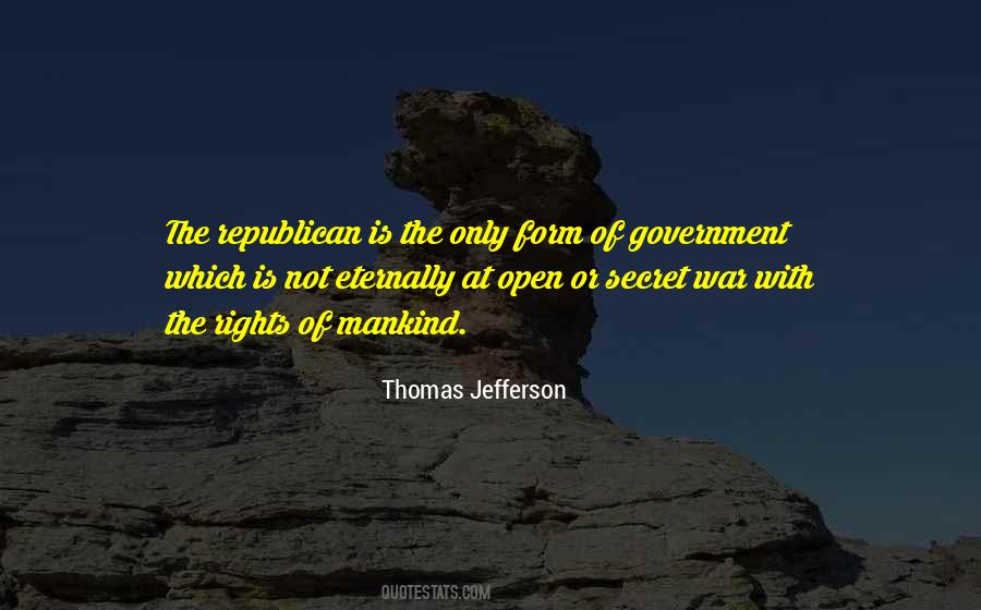 Quotes About Republican Government #244375