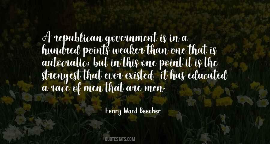 Quotes About Republican Government #272796