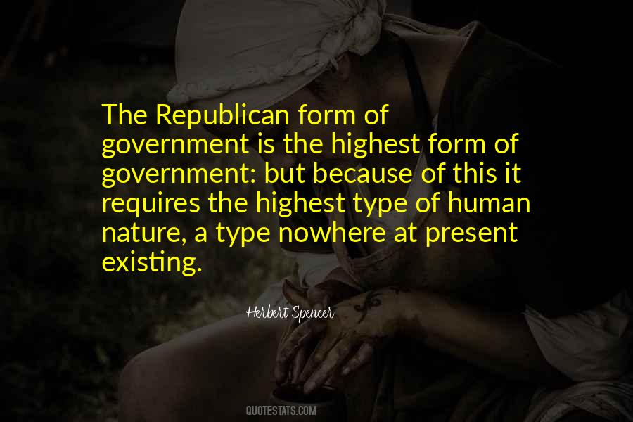 Quotes About Republican Government #993721
