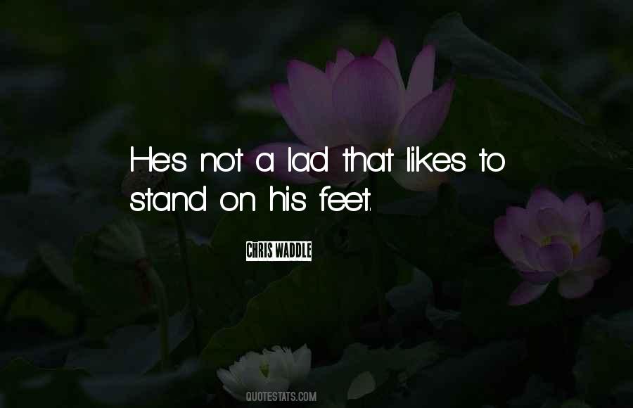 His Feet Quotes #1300908