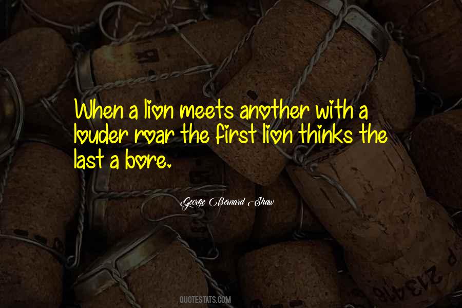 Quotes About A Lion's Roar #120514