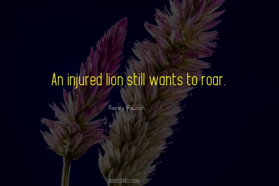 Quotes About A Lion's Roar #1569842