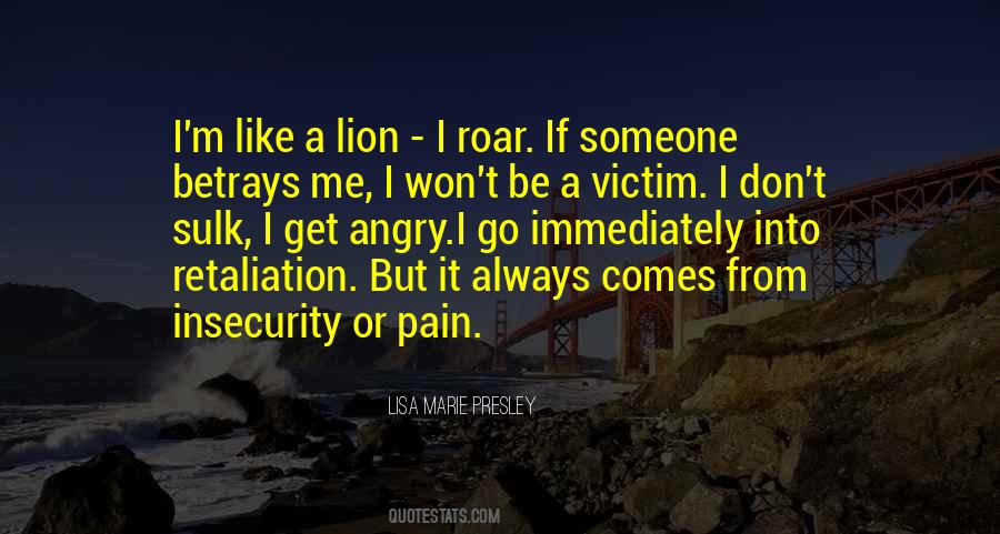 Quotes About A Lion's Roar #569032