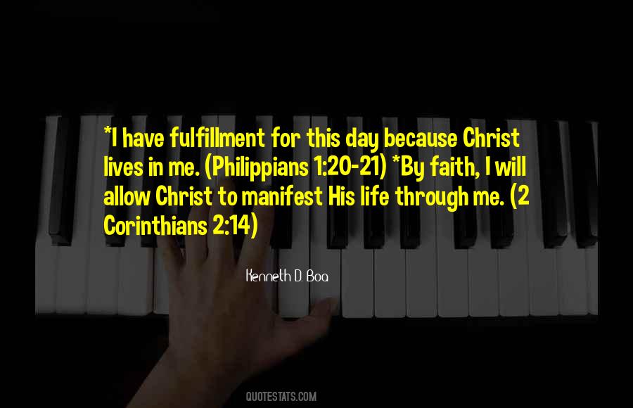 Quotes About Fulfillment In Christ #1420020
