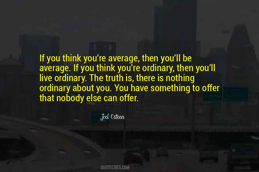 Average Ordinary Quotes #525289
