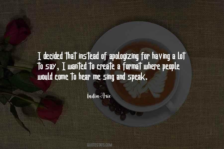Quotes About Apologizing To Someone #106235