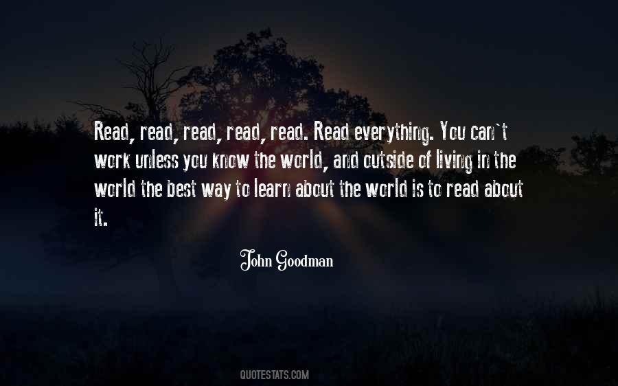 Learn About The World Quotes #1673407