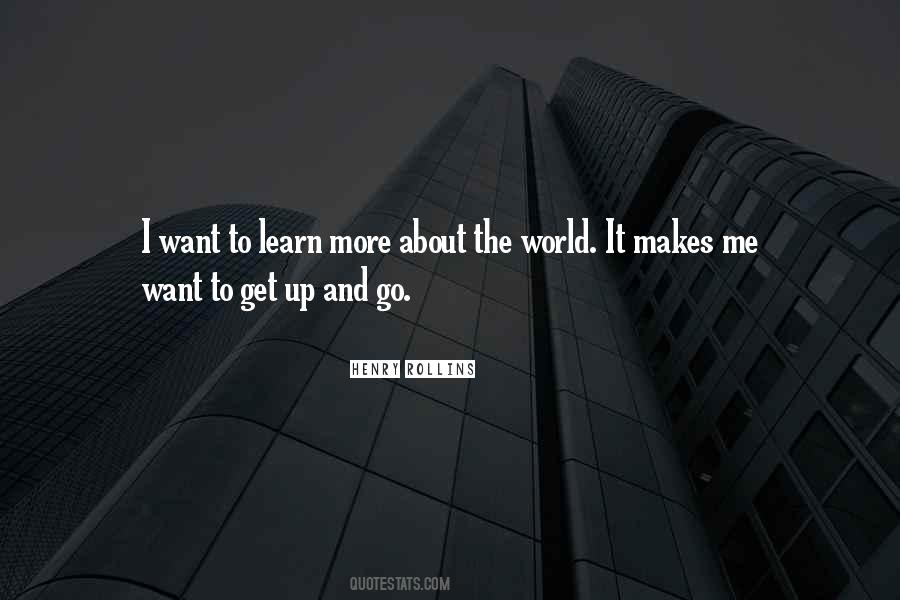 Learn About The World Quotes #389505