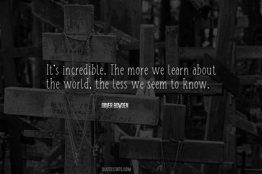 Learn About The World Quotes #819779