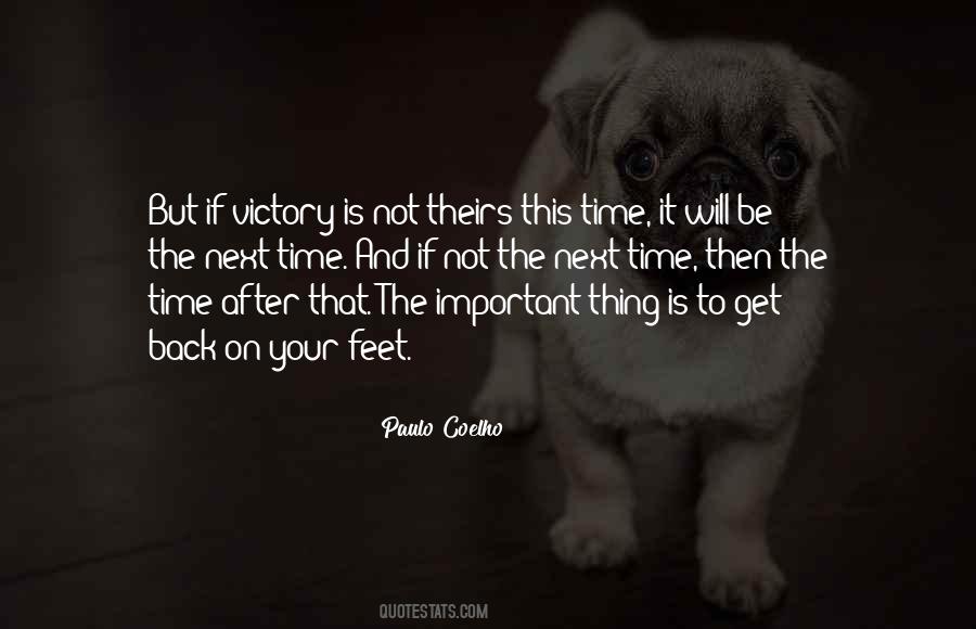 Get Back On Your Feet Quotes #1749920