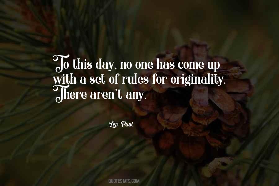 Quotes About No Originality #72336