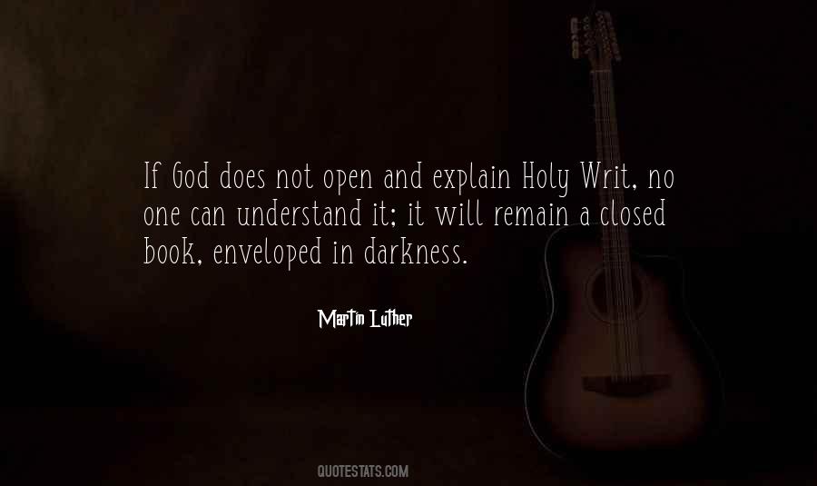 Holy Writ Quotes #1861503