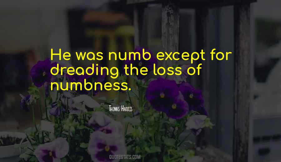 Going Numb Quotes #225645
