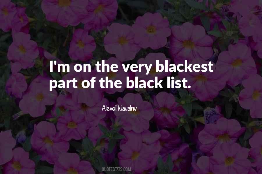 Blackest Black Quotes #43057