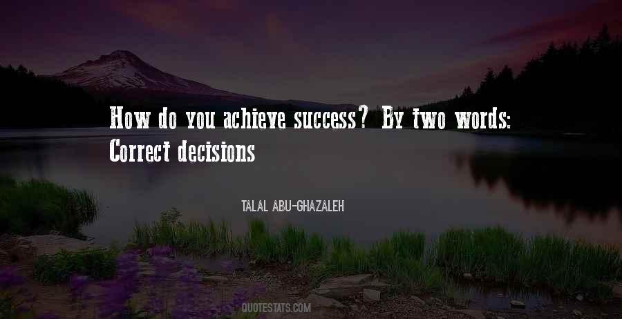 Quotes About Correct Decisions #479058