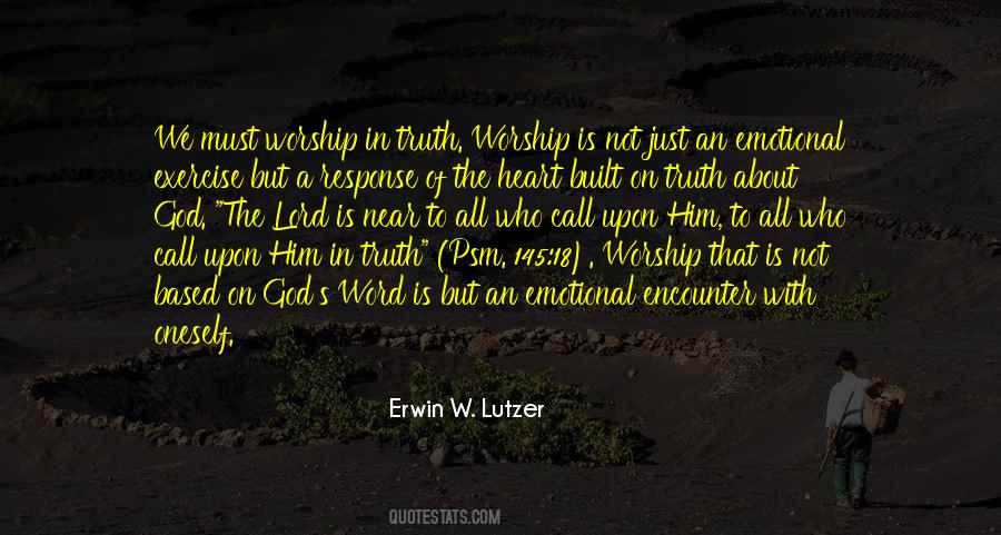 Quotes About Worship The Lord #157055