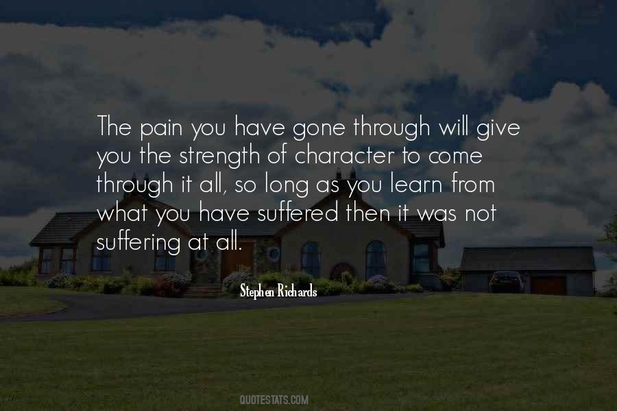 Quotes About Strength And Pain #346614