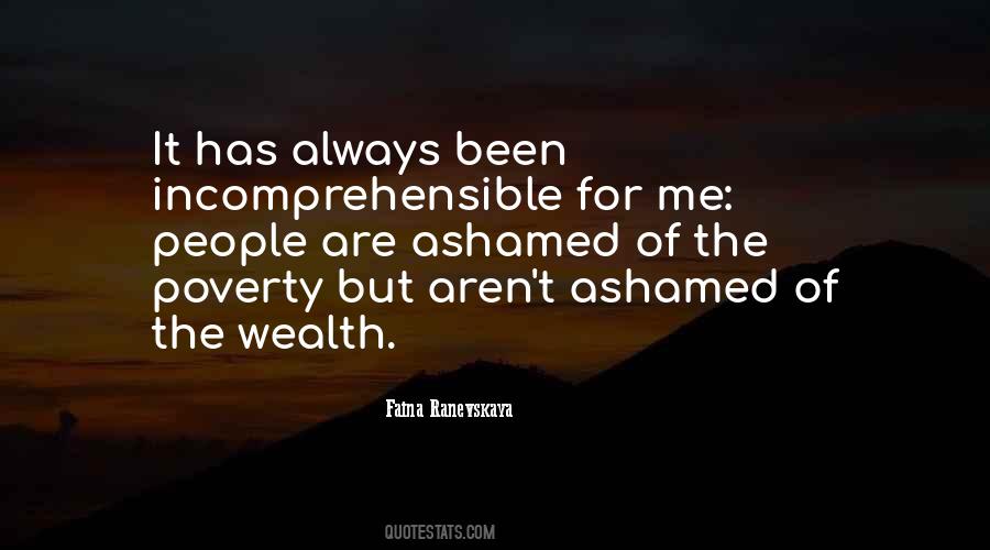 Poverty Wealth Quotes #218438