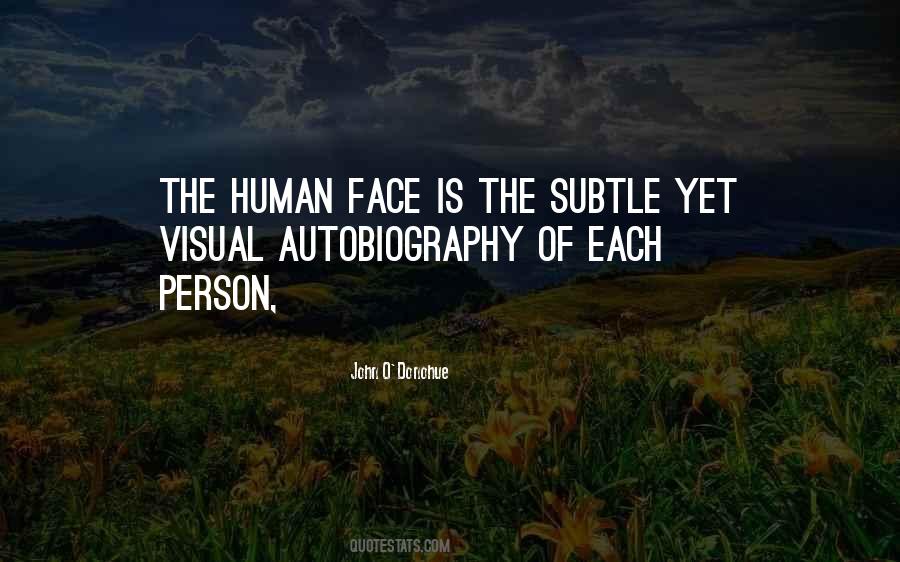 Human Faces Quotes #36506