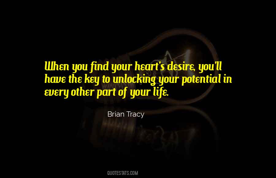 Quotes About The Heart's Desire #173000