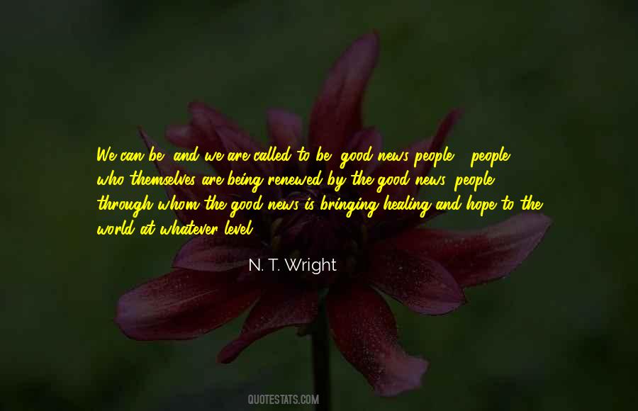 Quotes About People Being Good #207543