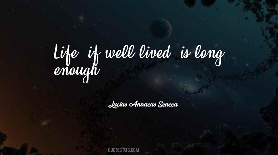 Well Lived Quotes #36813