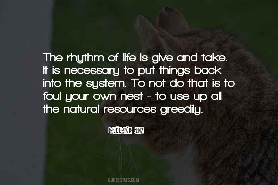 Quotes About Giving Back To Life #1753879