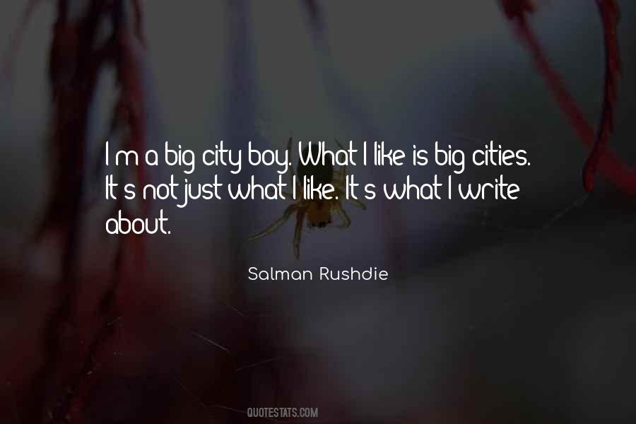 Quotes About Big Cities #1669408