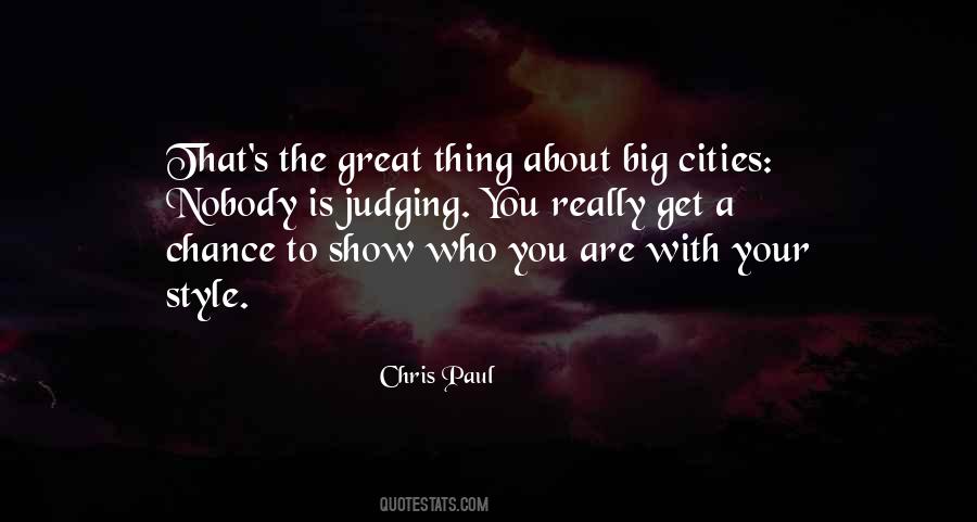 Quotes About Big Cities #722542