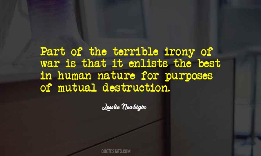 Quotes About The Nature Of Conflict #1541020