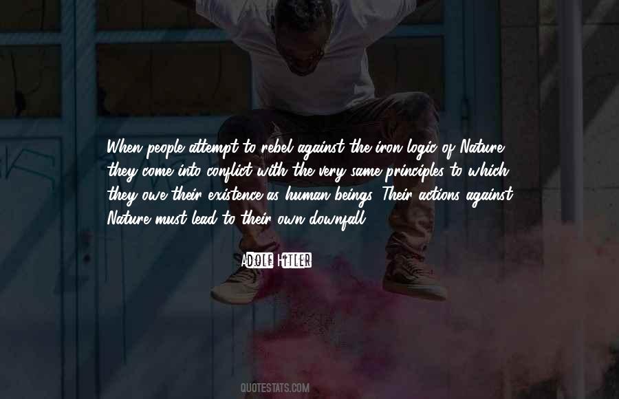 Quotes About The Nature Of Conflict #630111