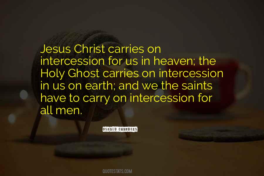 Quotes About Intercession #820732