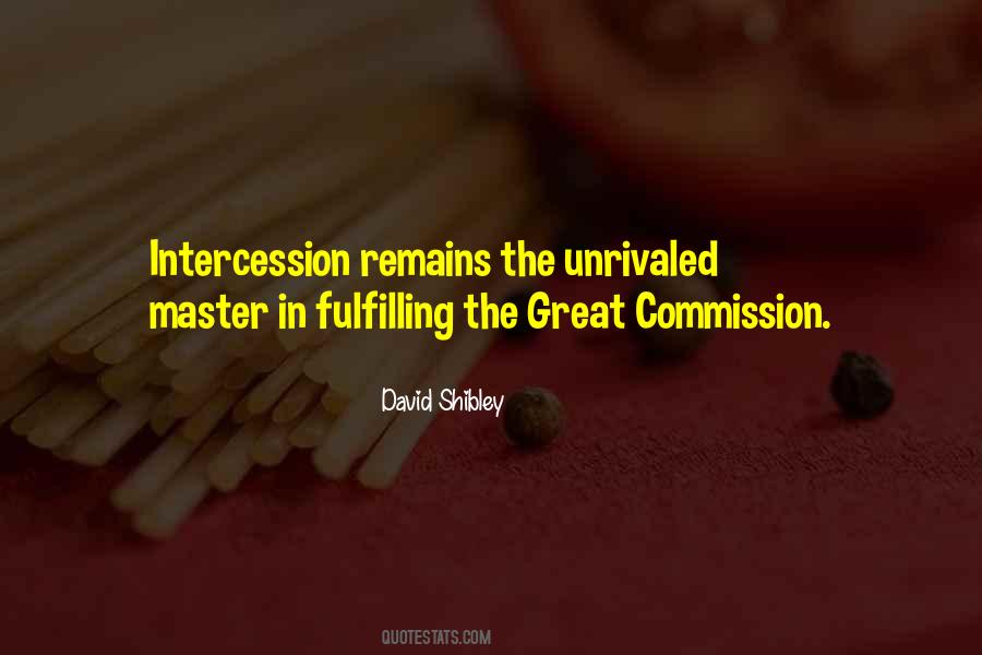 Quotes About Intercession #847254