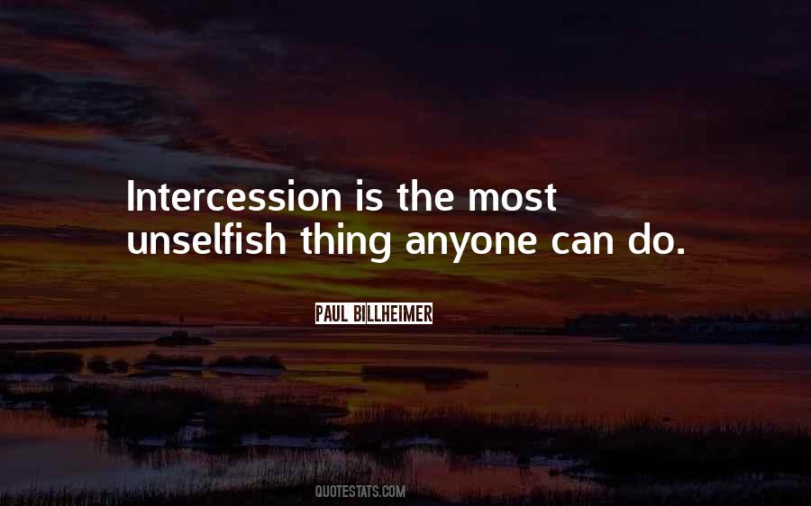 Quotes About Intercession #983423