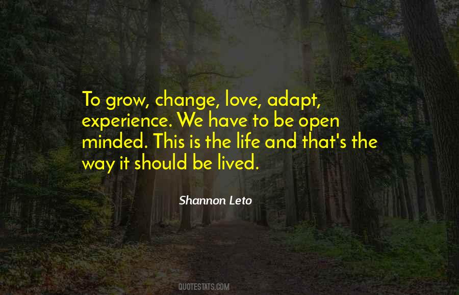 Change To Grow Quotes #548931