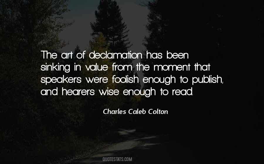 Wise And The Foolish Quotes #1754852