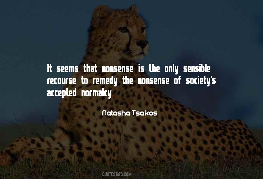 Quotes About Normalcy #184593