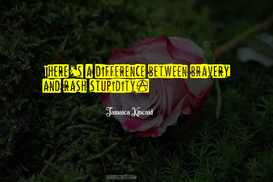Quotes About Stupidity And Bravery #479639