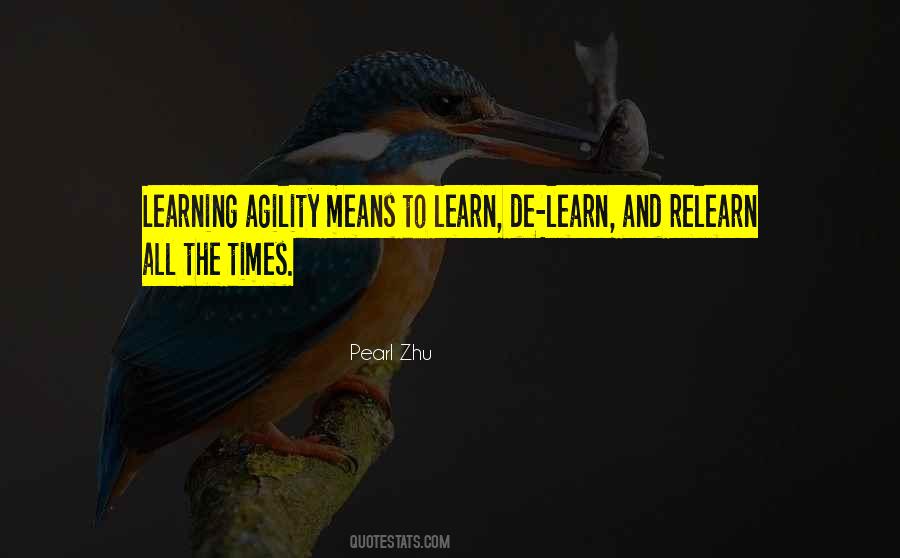 Quotes About Learning Agility #1293828