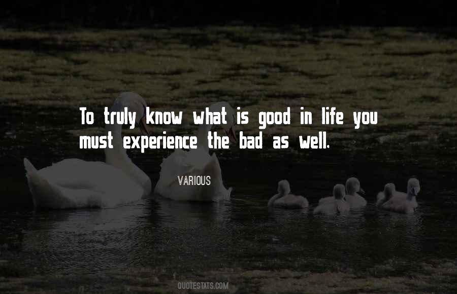 Quotes About What Is Good #1337414