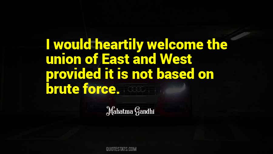 Quotes About East And West #988807